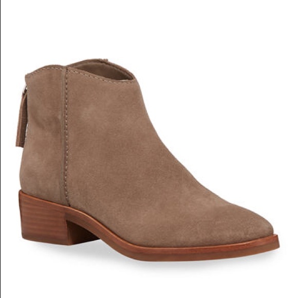 Dolce Vita Tanis Suede Ankle boots Dark Taupe Sz 6 - Picture 1 of 1